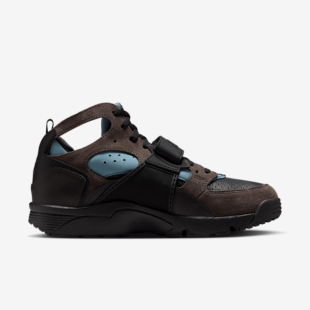Nike Huarache sneaker Zwart/Smokey Blue/Velvet Brown/Baroque Brown