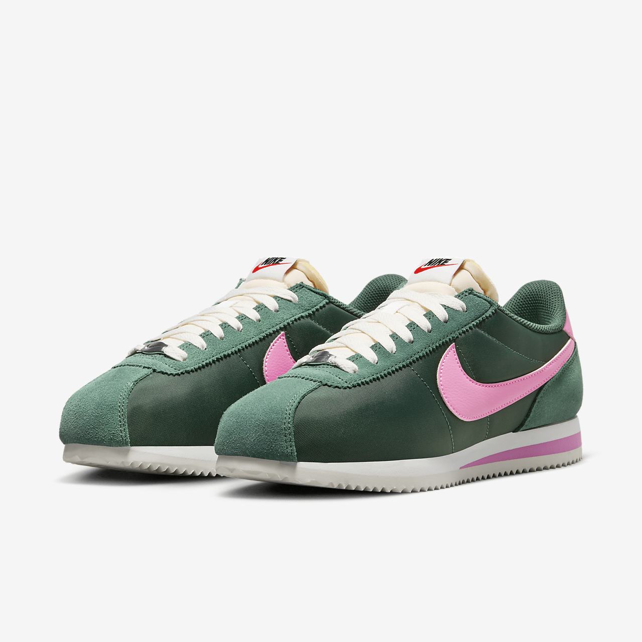 Nike Cortez sneaker Fir/Sail/Team Orange/Pinksicle