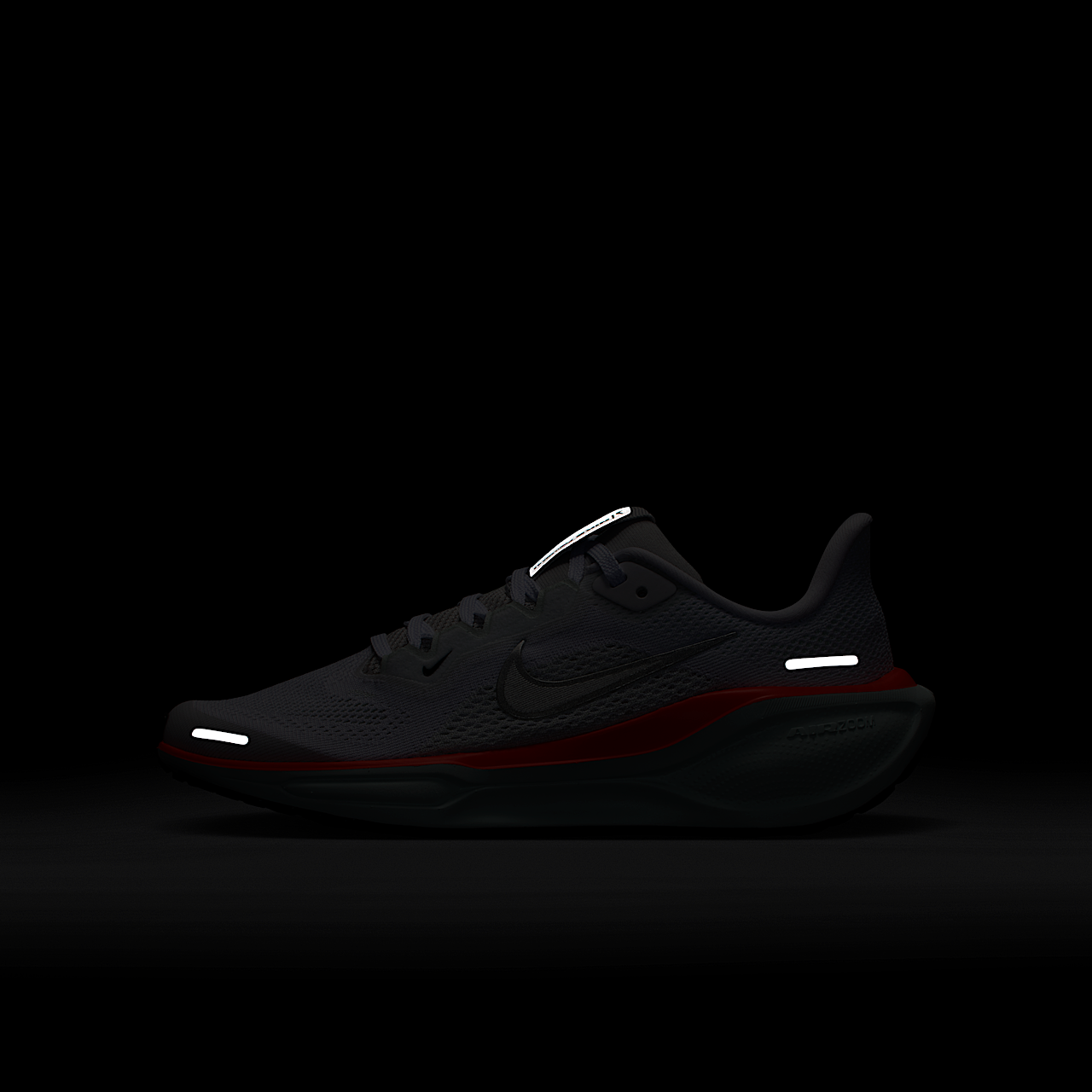 Nike Pegasus sneaker Wit/Barely Green/Bright Crimson/Metallic Silver