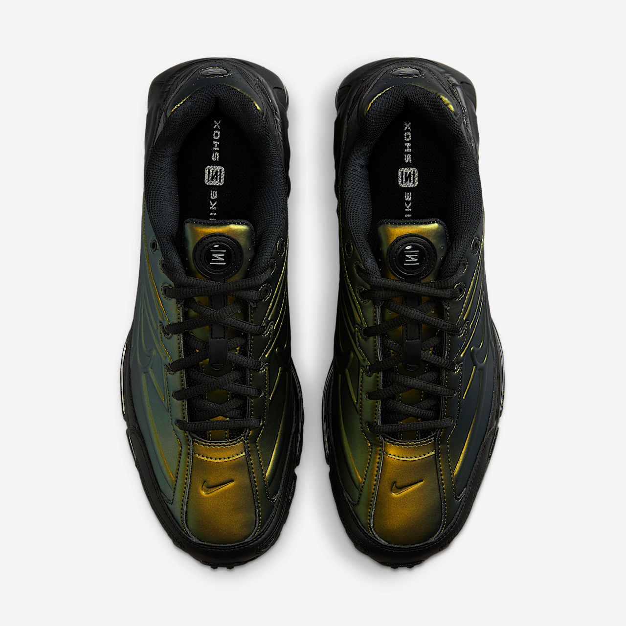 Nike Nike Shox sneaker Zwart/Olive Flak/Metallic Silver/Zwart
