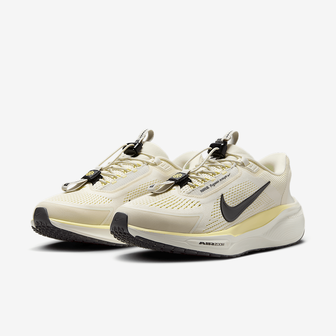 Nike Pegasus sneaker Pale Ivory/Soft Yellow/Light Bone/Zwart