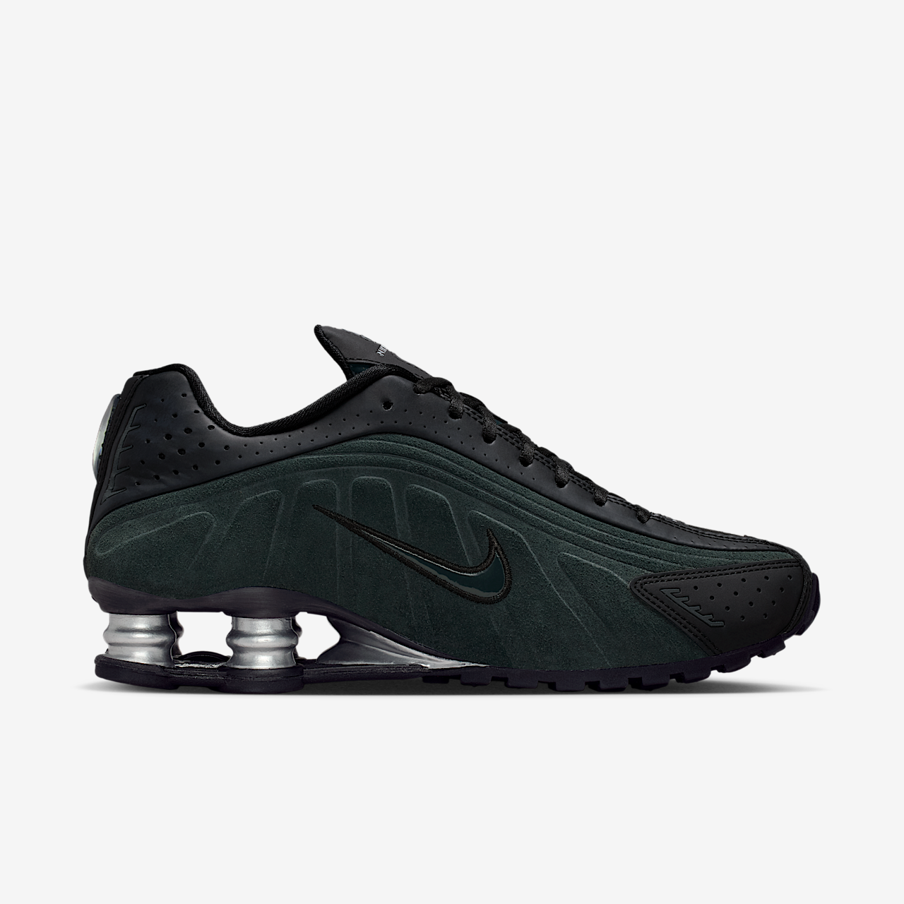 Nike Nike Shox sneaker Zwart/Metallic Silver/Seaweed