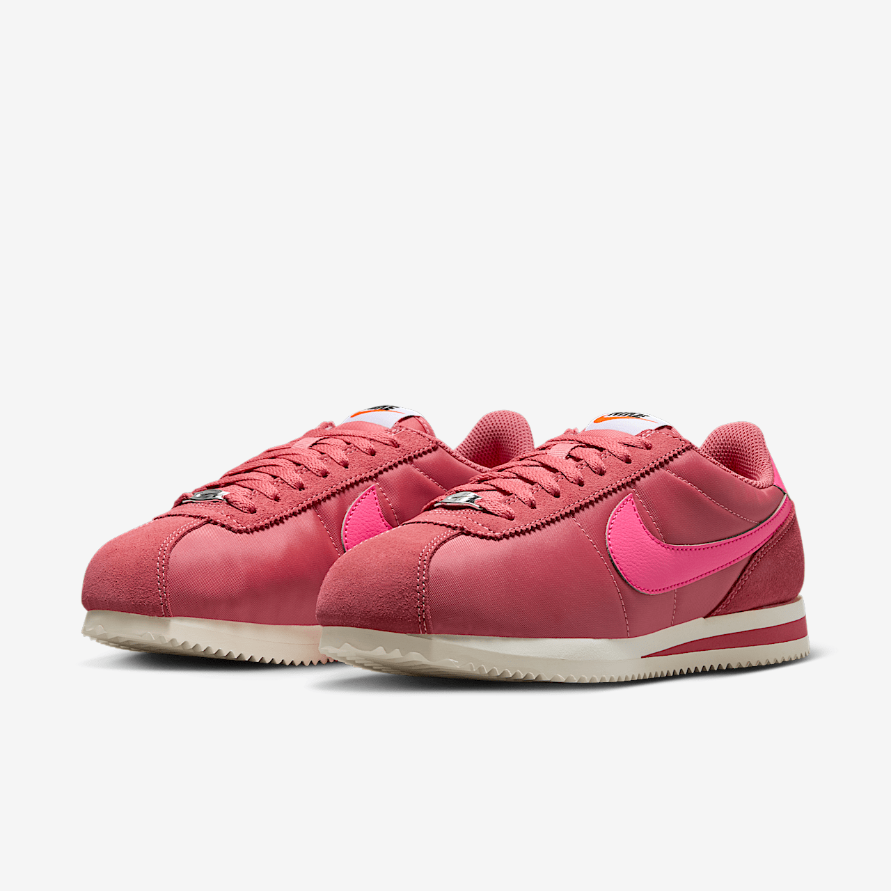 Nike Cortez sneaker Adobe/Alabaster/Safety Orange/Hyper Pink