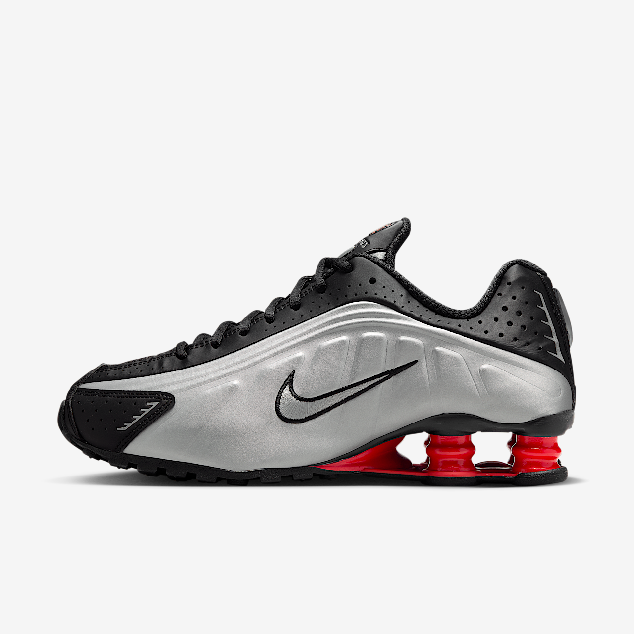 Nike Nike Shox sneaker Zwart/Light Crimson/Metallic Silver