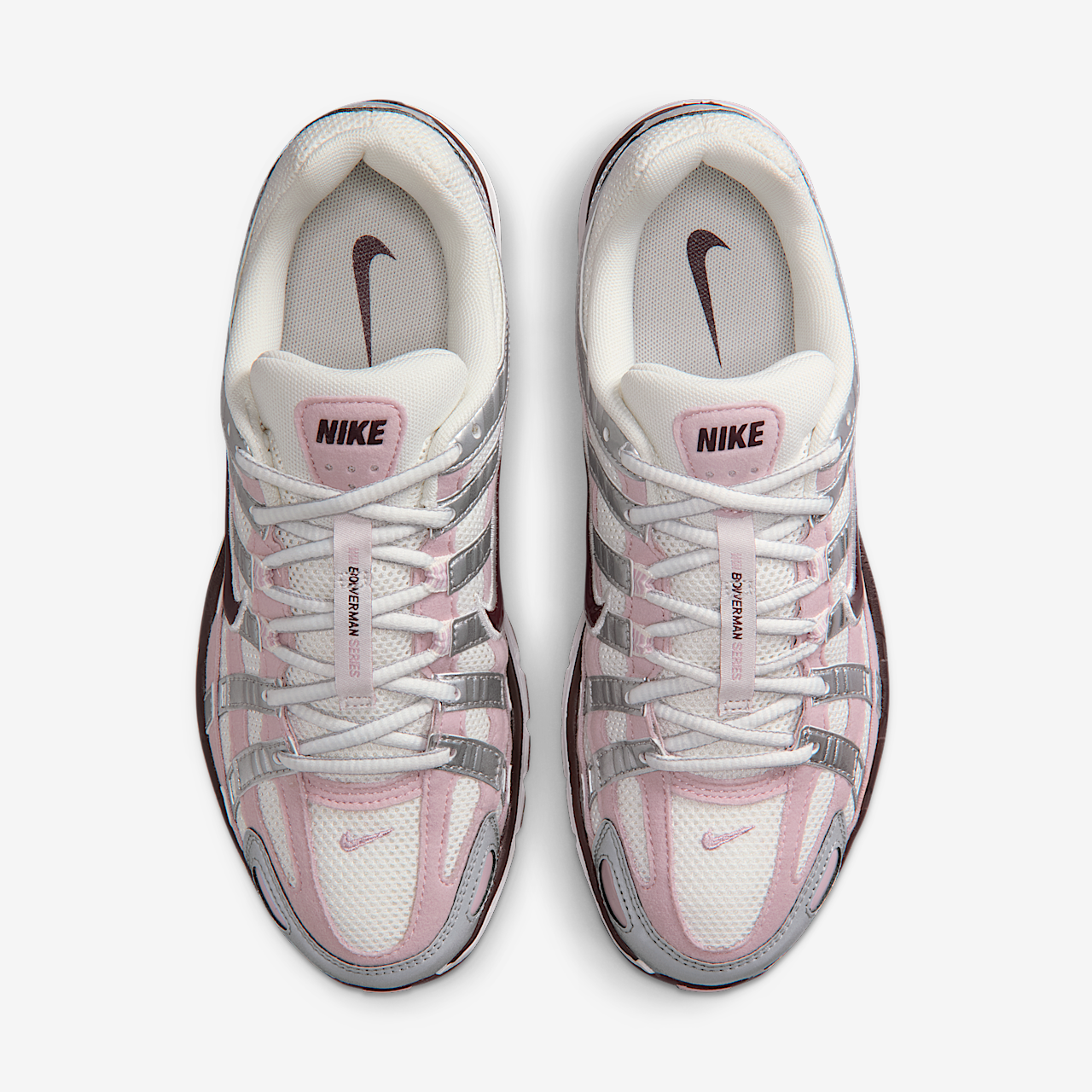 Nike P-6000 sneaker Summit White/Metallic Silver/Burgundy Crush/Plum Chalk