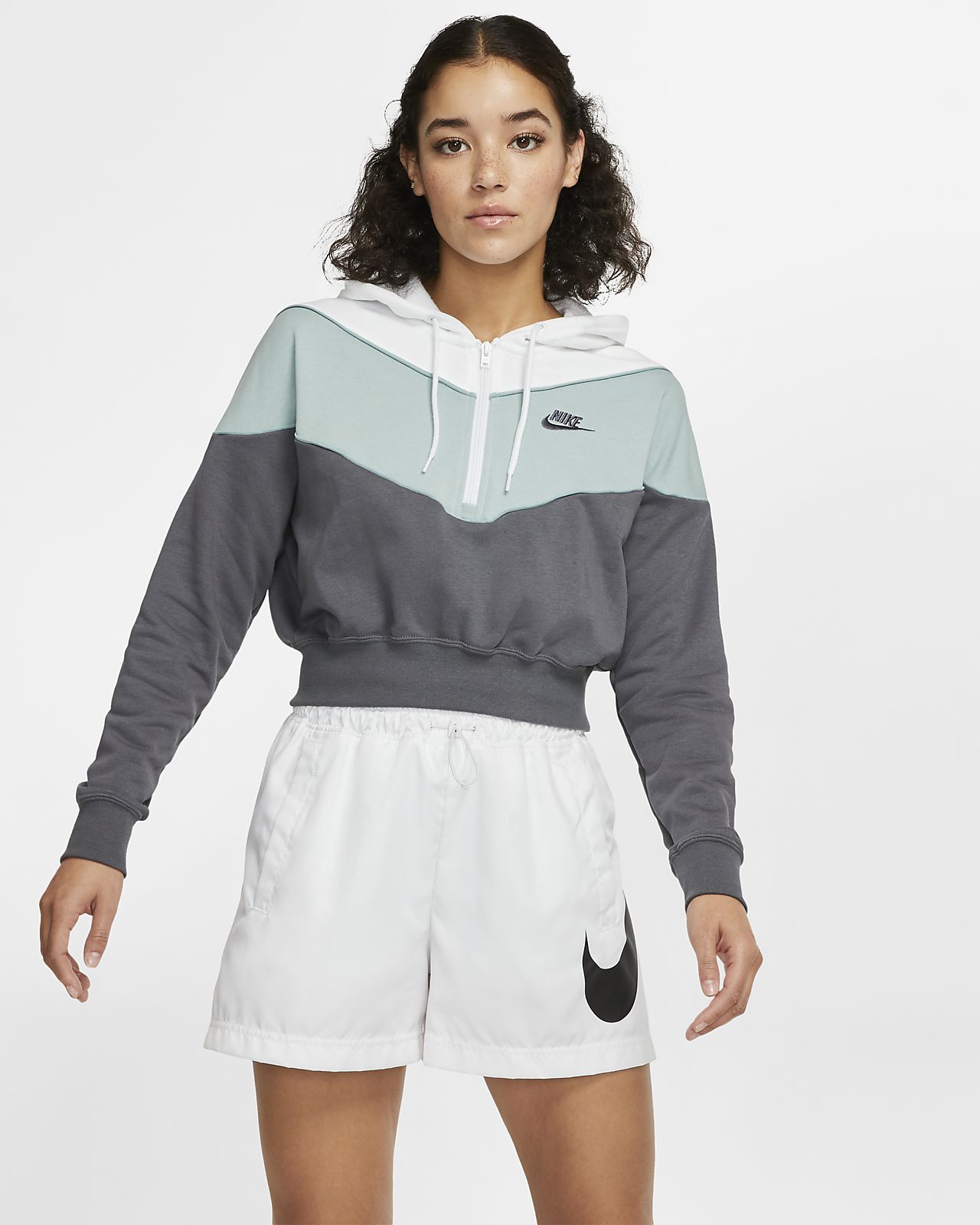 Sportswear heritage crop hoodie 2025