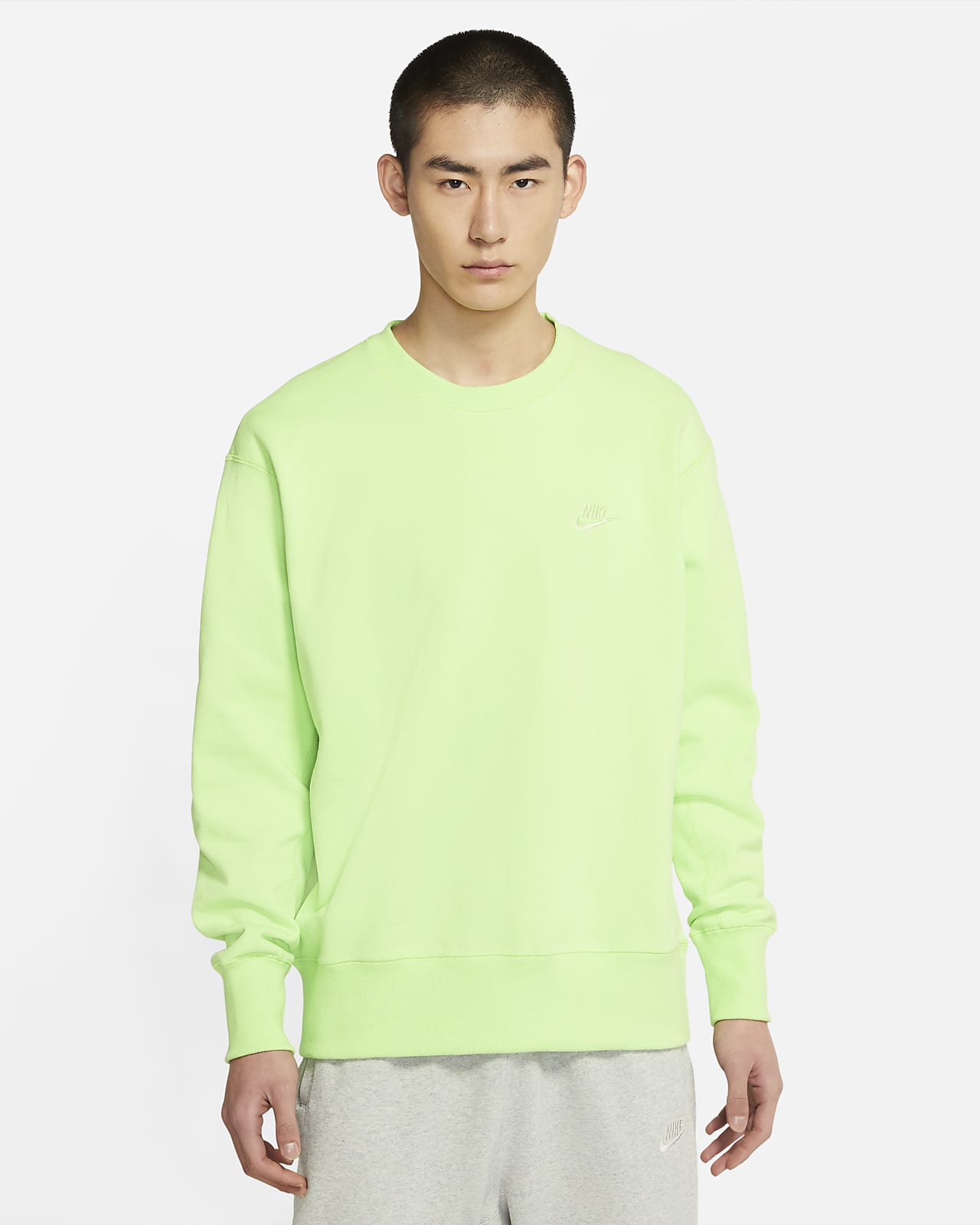 nike fleece crew