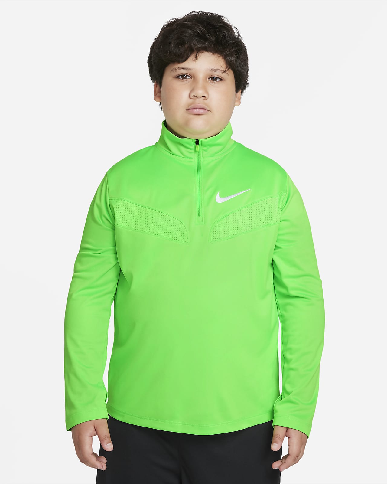 Nike Sport Big Kids' (Boys') Long-Sleeve Training Top (Extended Size ...