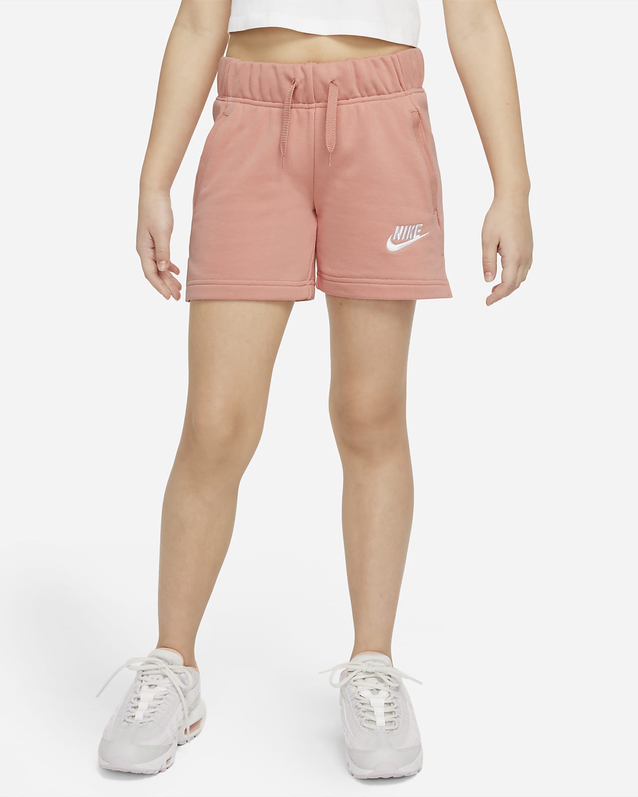 Nike Sportswear Club Big Kids' (girls') French Terry Shorts. Nike.com