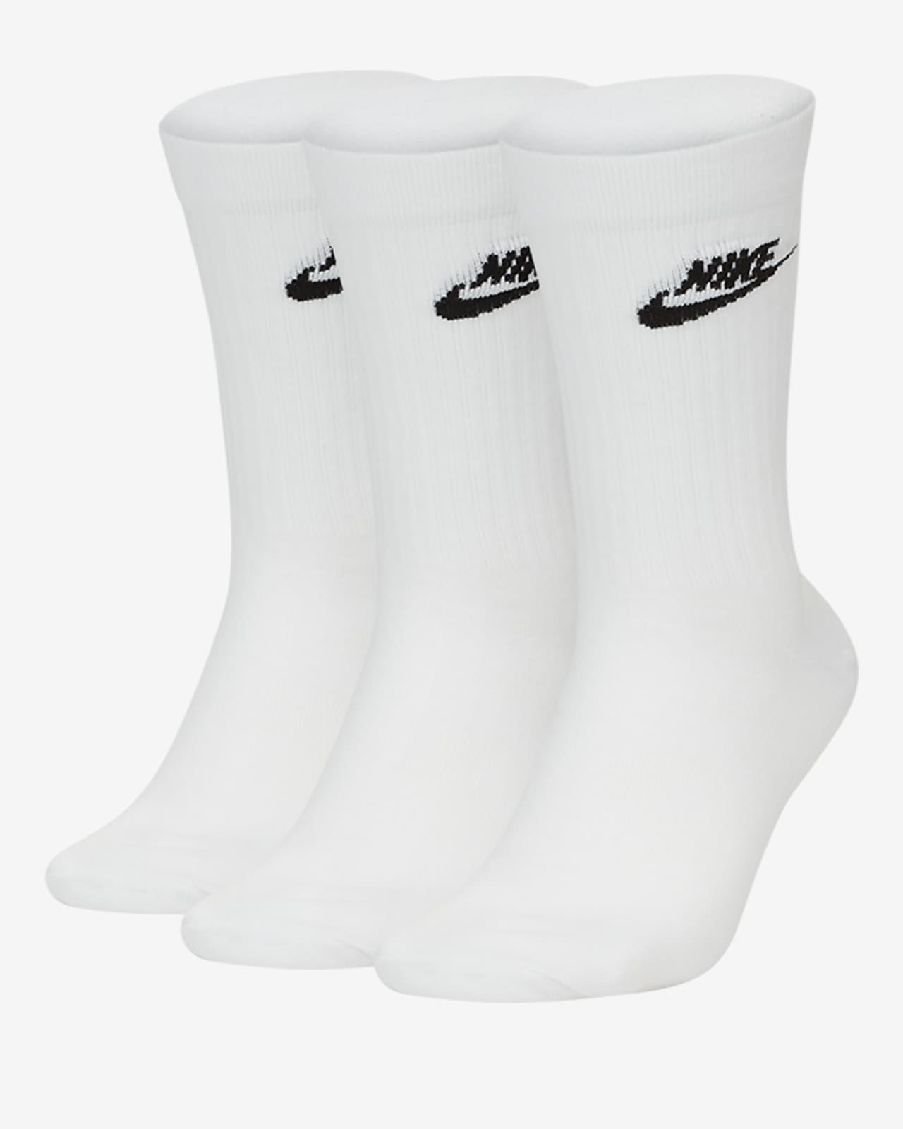 Nike Sportswear Everyday Essential Crew Socks (3 Pairs). Nike.com