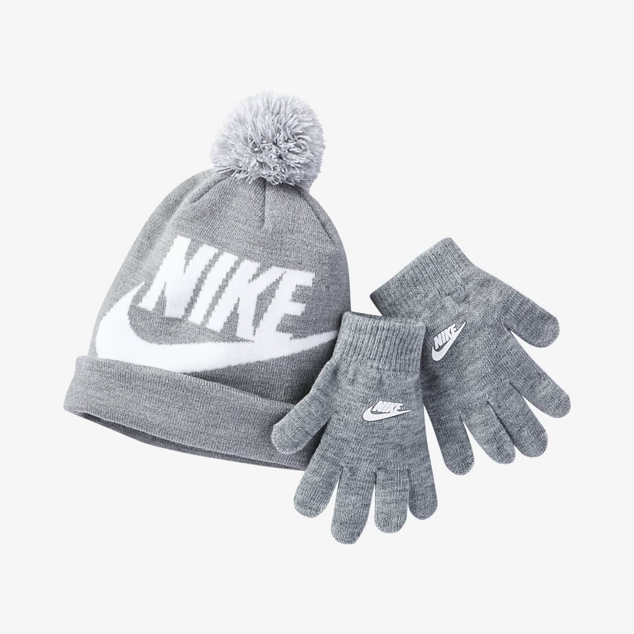 nike beanie glove set