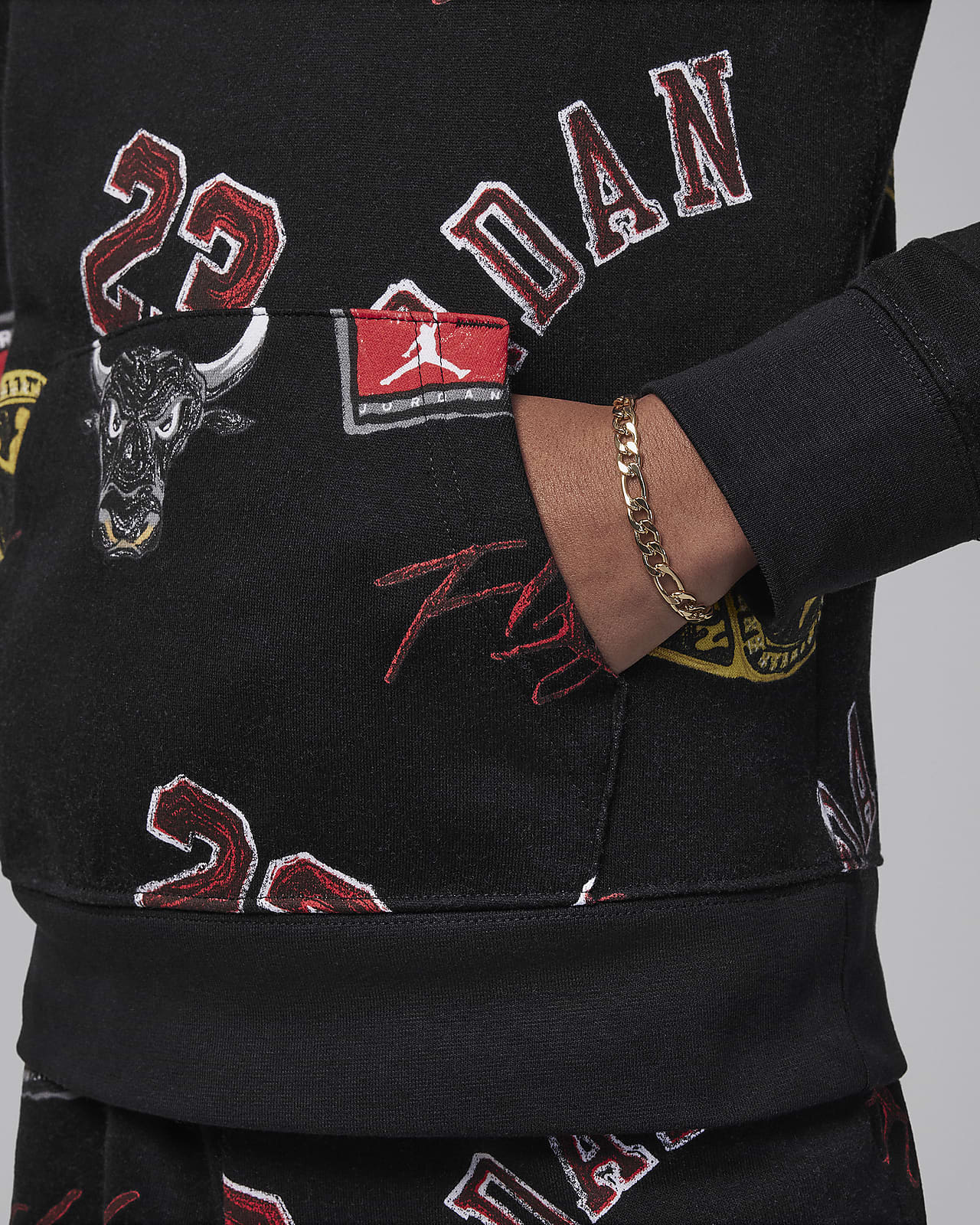 Jordan MJ Essentials Older Kids Printed Pullover Hoodie