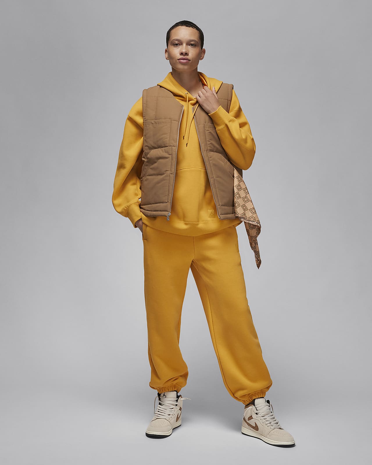 Felpa pullover con cappuccio Jordan Flight Fleece Donna. Nike CH
