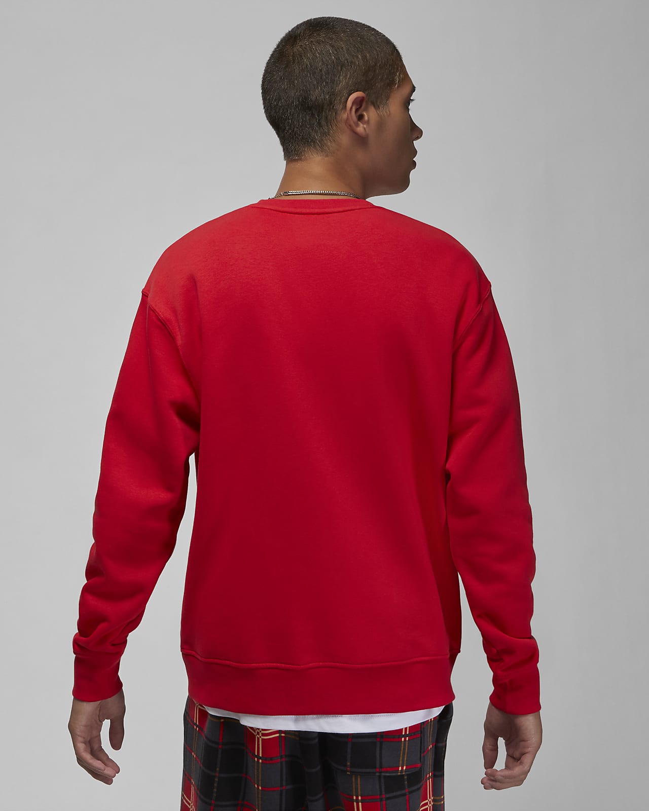 Jordan Essential Holiday Men's Fleece Crew. Nike BE