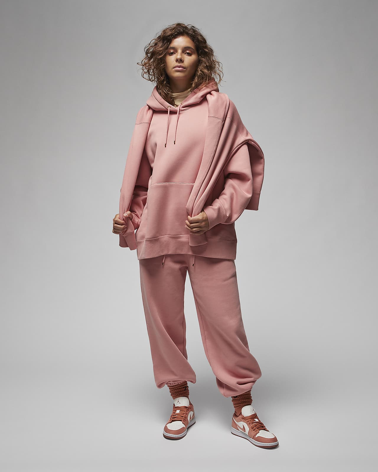 Hoodie pullover Jordan Flight Fleece para mulher. Nike PT