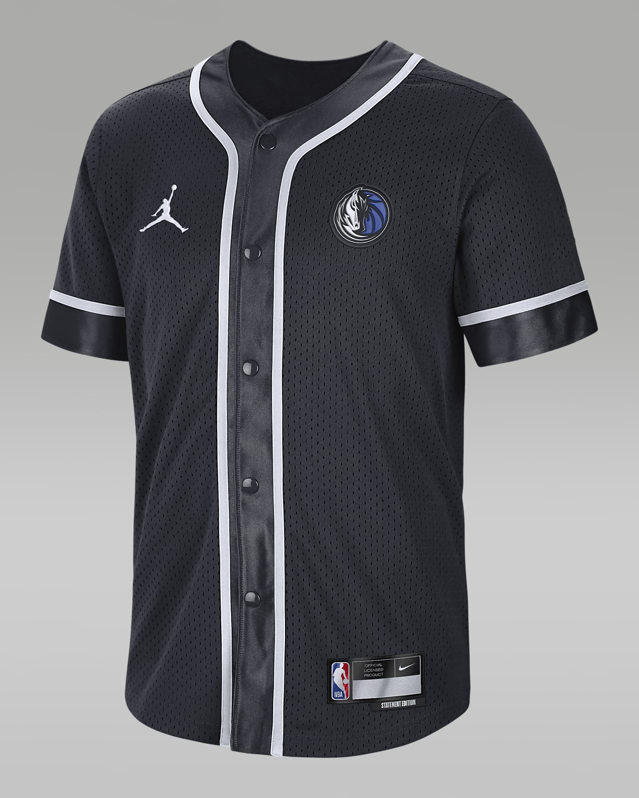 Dallas Mavericks Statement Edition Men's Jordan Dri-FIT NBA Short-Sleeve Top