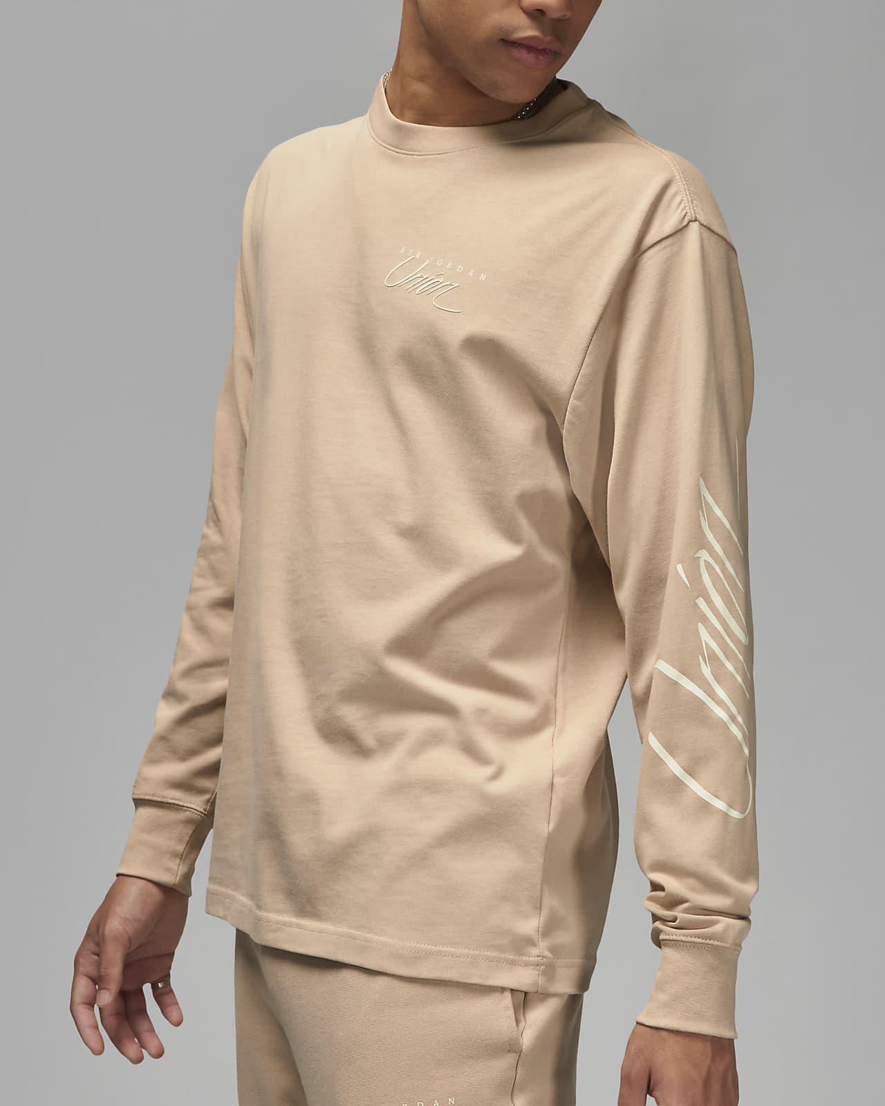 Jordan x Union T shirt met lange mouwen voor heren
