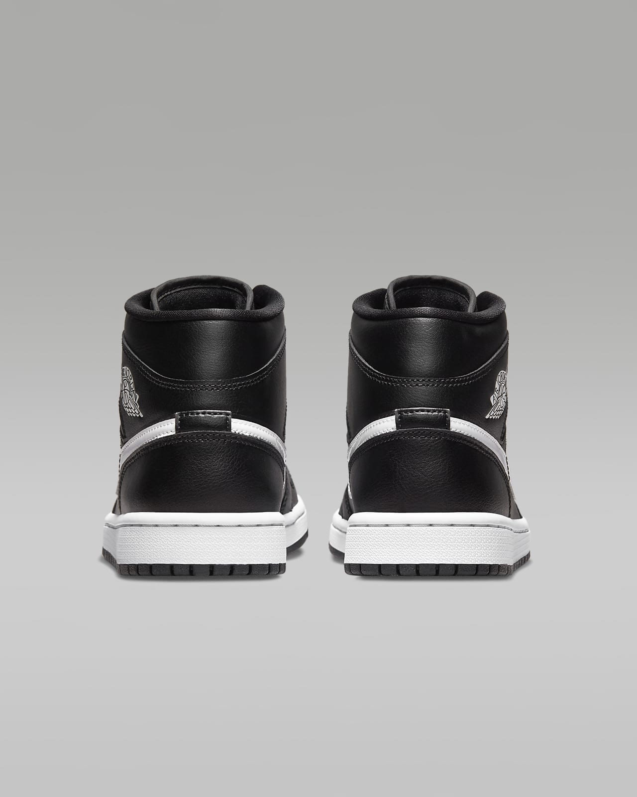 Jordan air 1 mid mujer blanco y negro store