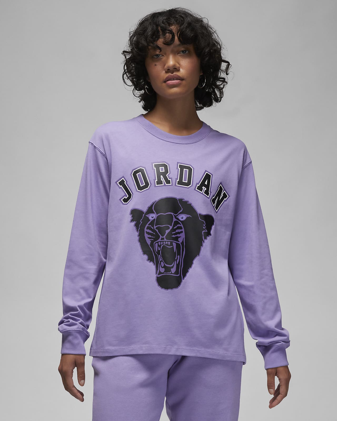 Jordan sales purple sweatshirt