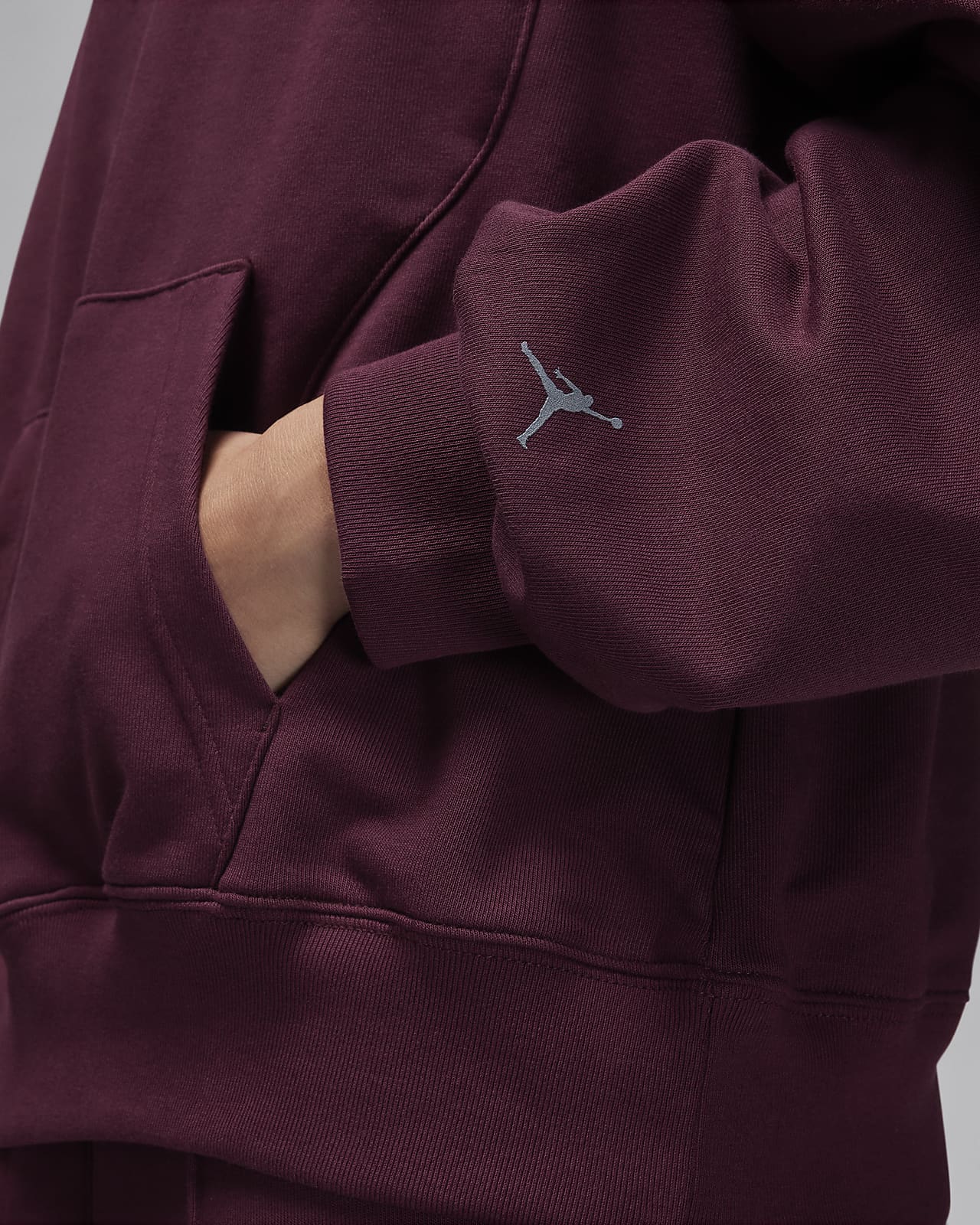 Sweat à capuche à motif en tissu Fleece Jordan Sport pour femme. Nike CH