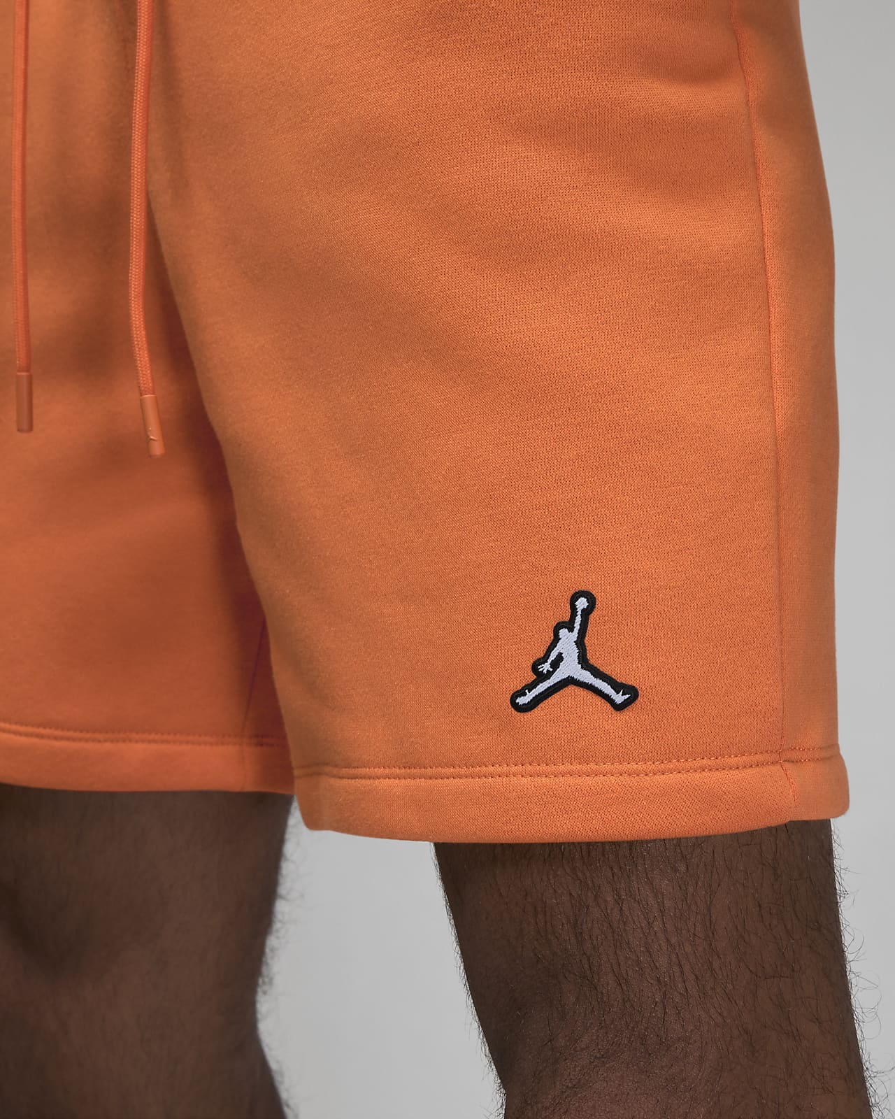Nike orange fleece shorts on sale