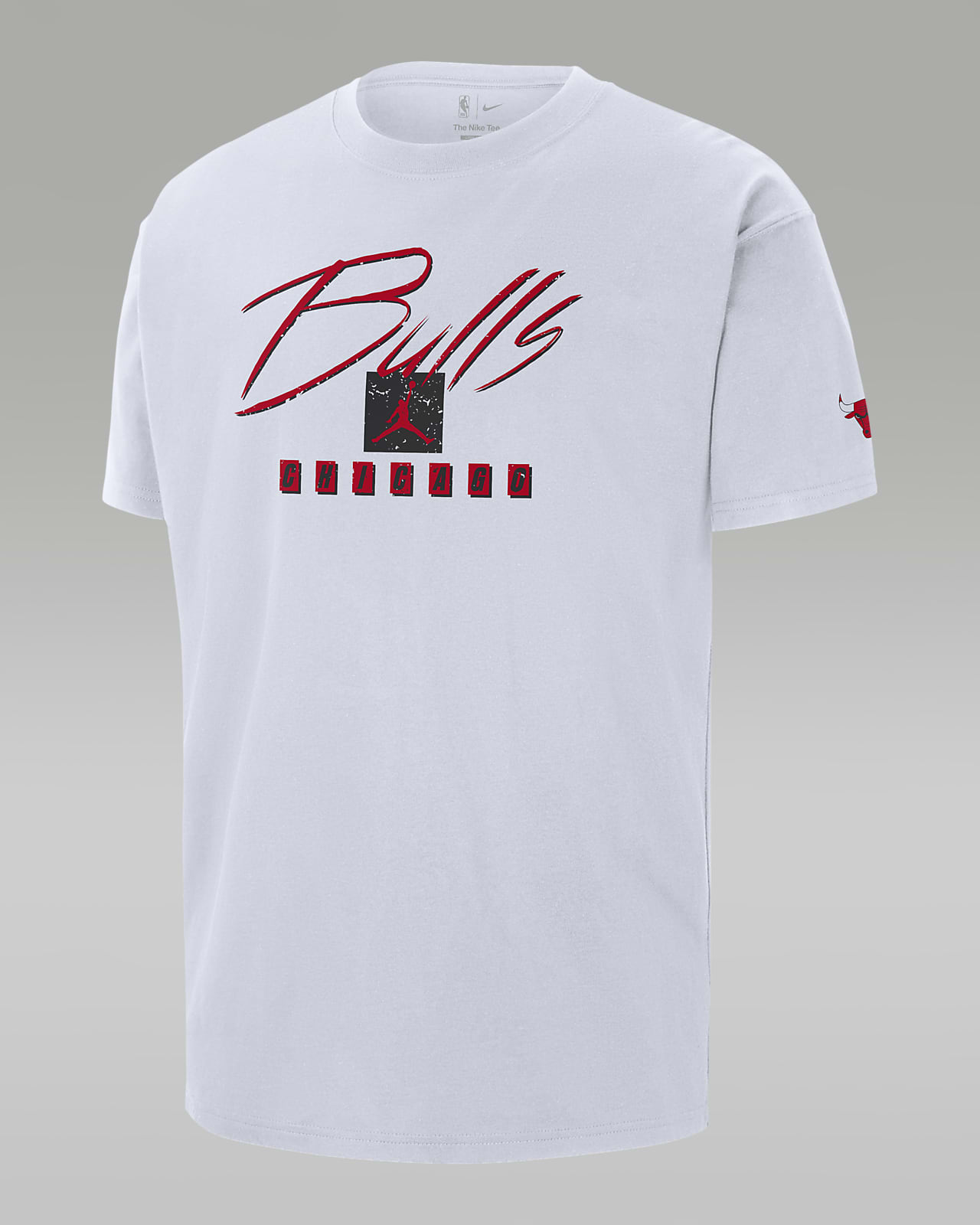 Chicago Bulls Courtside Statement Edition Men's Jordan NBA Max90 T-Shirt