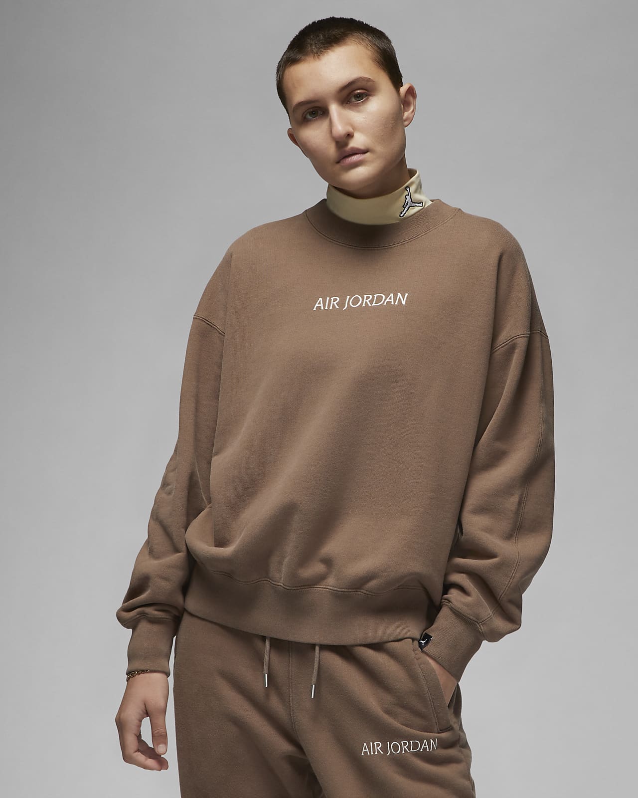 Air Jordan Wordmark Damen-Rundhalsshirt