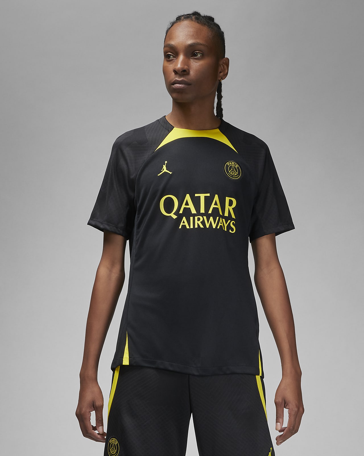 Playera de f tbol de tejido Knit Jordan Dri FIT para hombre Paris Saint Germain Strike
