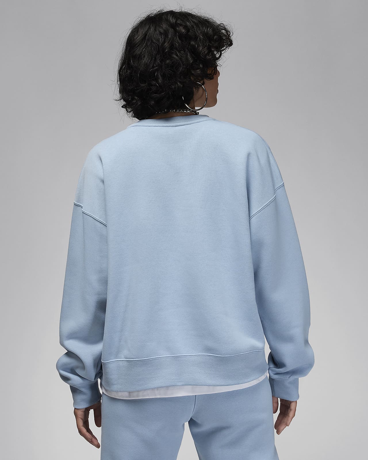 Grey jordan crew neck on sale