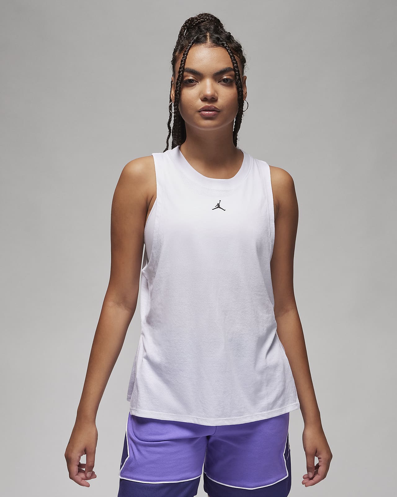 Air Jordan Women's Essential Tank Top in Dark Grey Heather Nike Jordan Brand