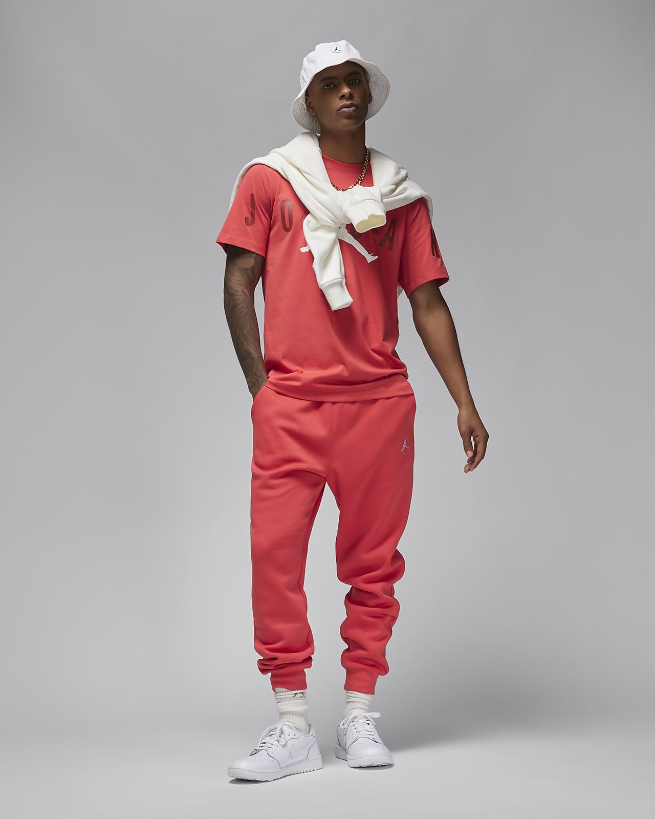 Nike Air Jordan Washed Fleece Essential Statement Sweatpants Black Men's -  FW23 - US