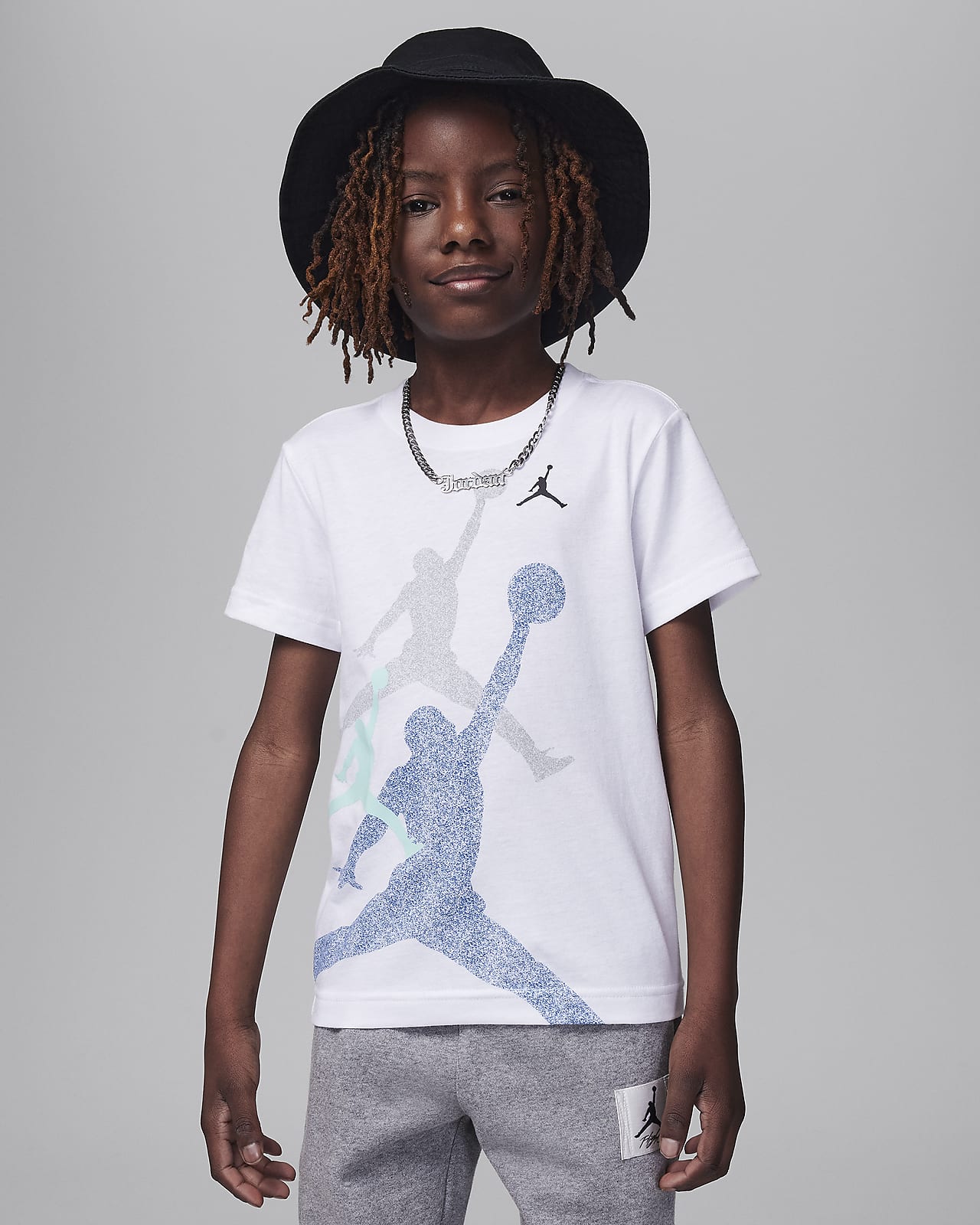 Jordan Little Kids' Gradient Stacked Jumpman T-Shirt