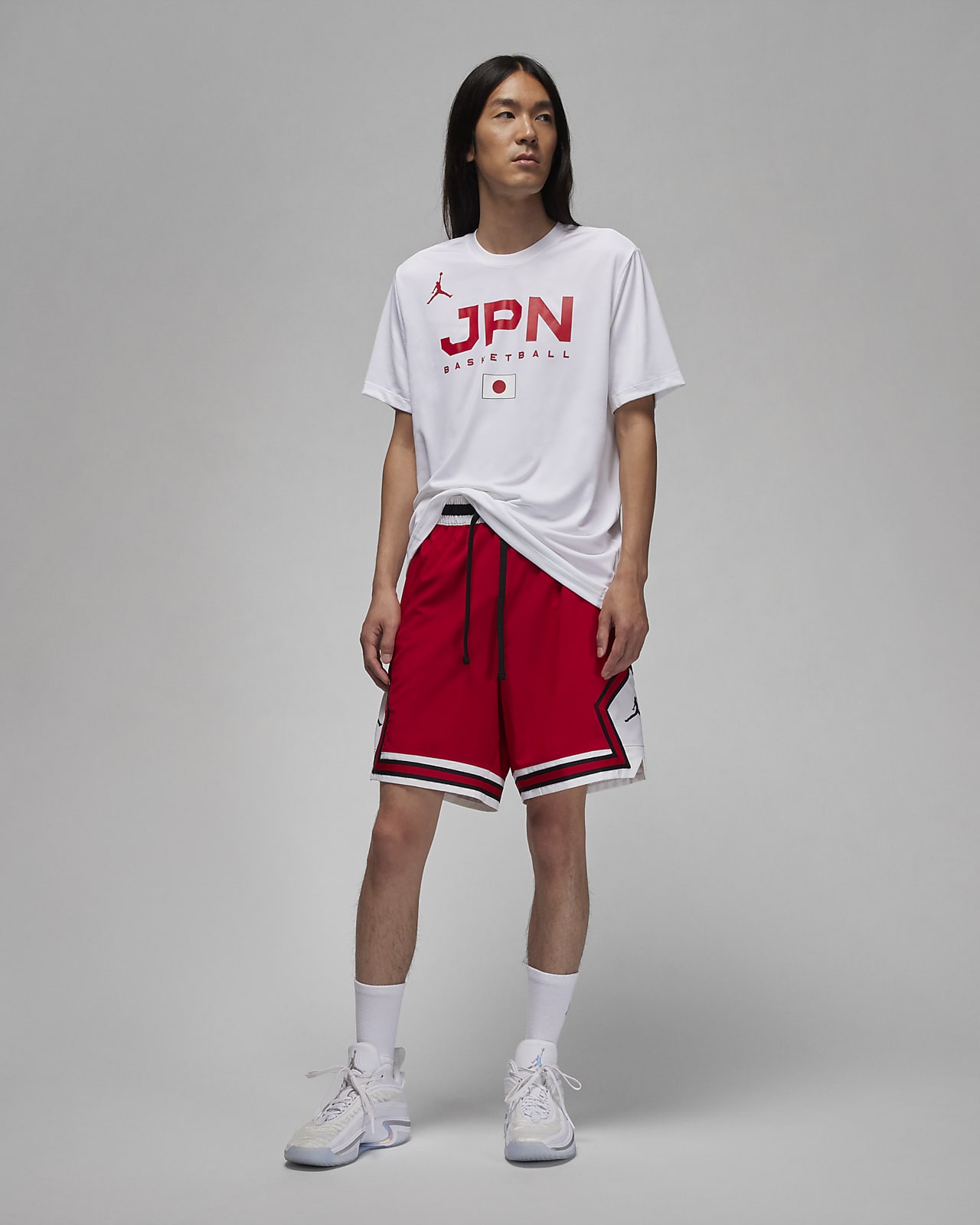 JAPAN メンズ ジョーダン Dri-FIT バスケットボール プラクティス Tシャツ