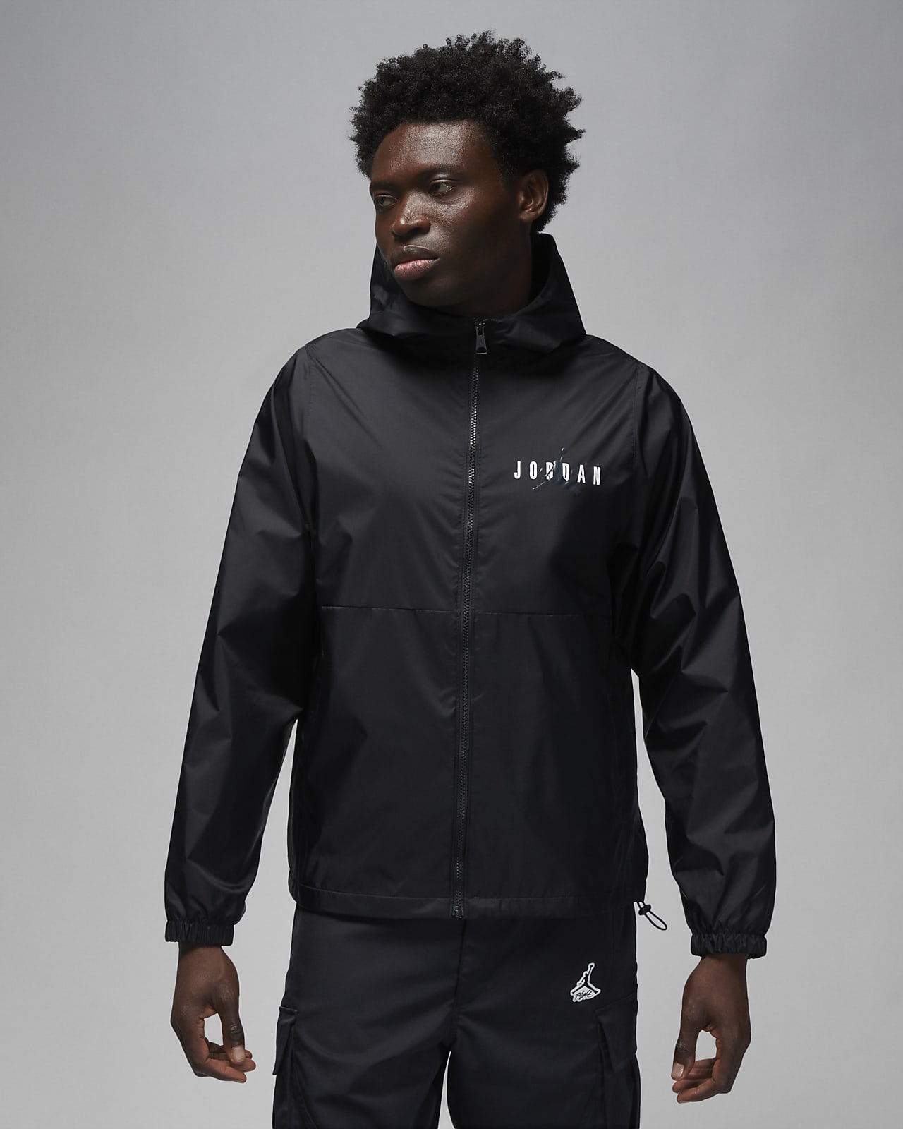 Jordan Men's Essentials Woven Black Jacket - Hibbett