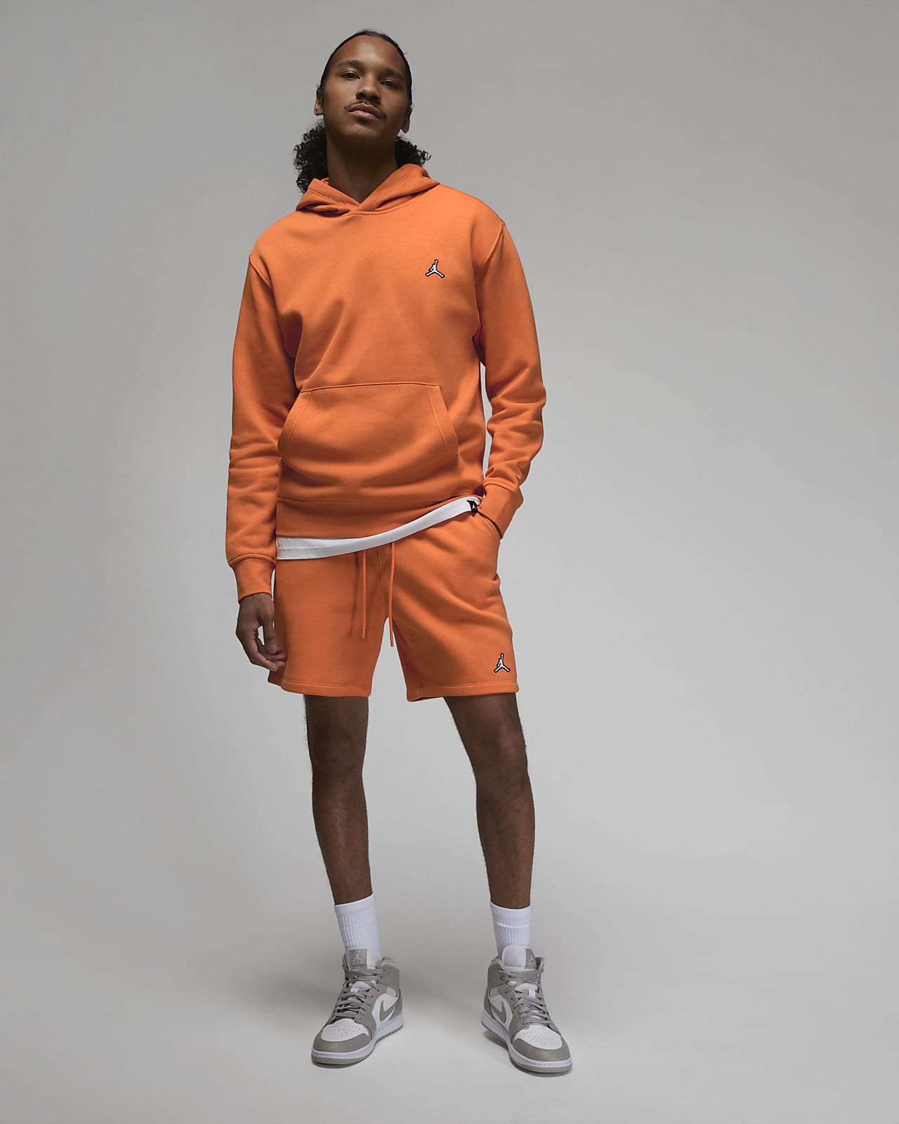 Sweat à capuche en tissu Fleece Jordan Brooklyn pour homme. Nike LU