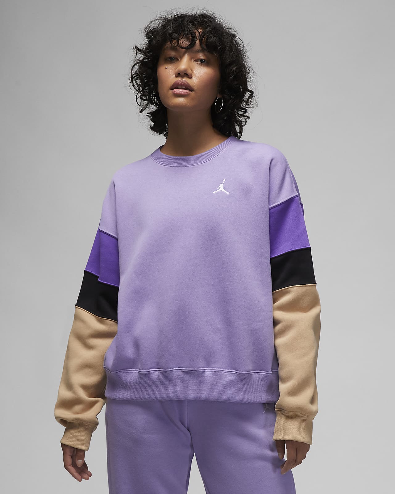 Mauve crew neck sweatshirt store