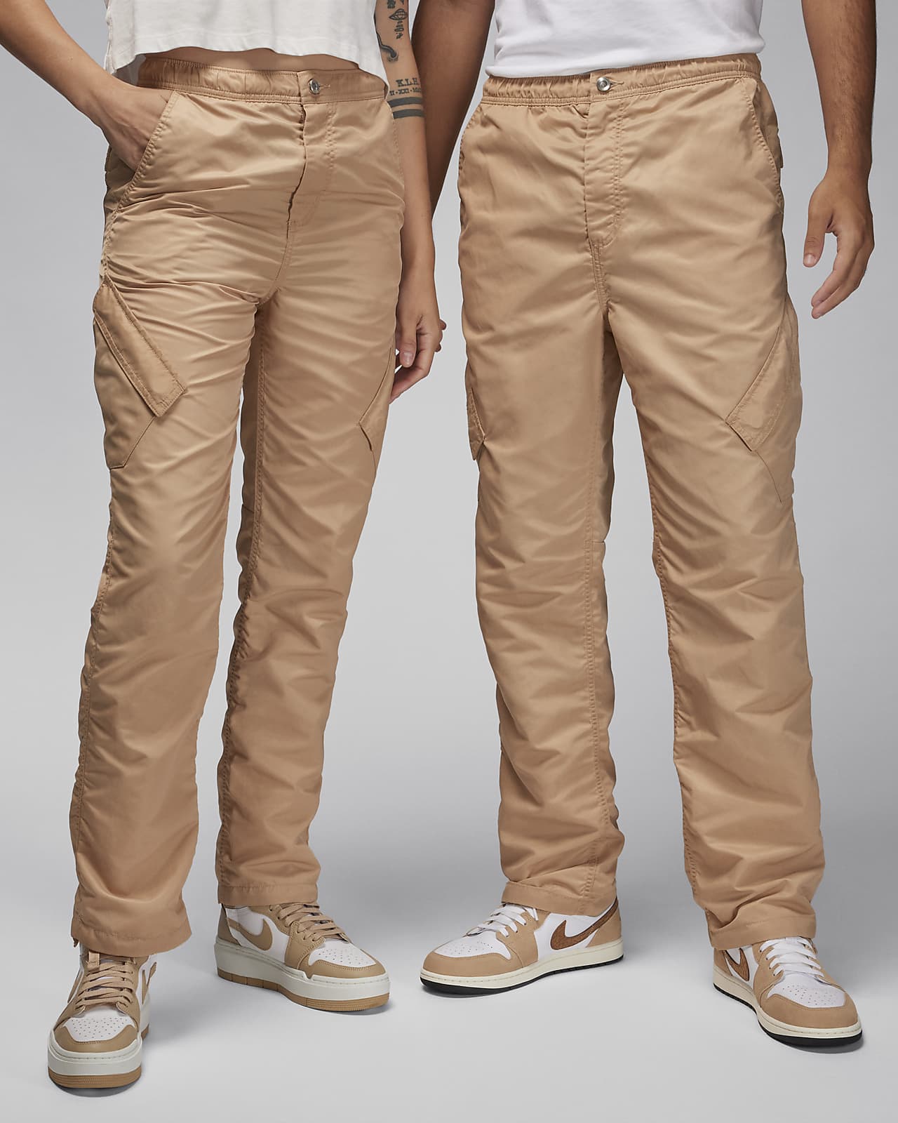 Buy LOW-RISE GREEN MULTI-POCKET CARGO PANTS for Women Online in India