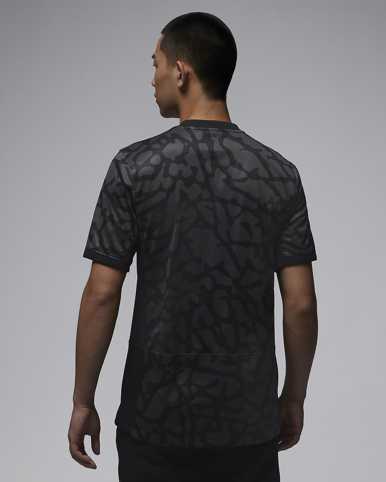 Camiseta Nike 4a PSG x Jordan 2023 Dri-Fit Stadium negra