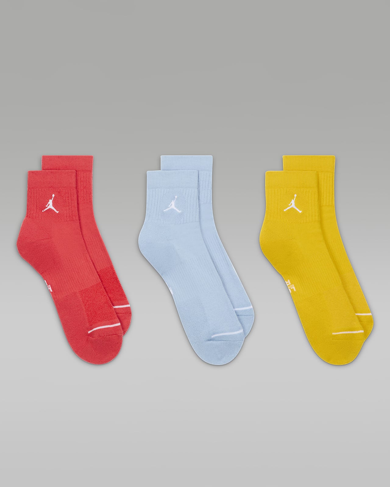 Lot de 3 paires de chaussettes Jordan Everyday Ankle Multicolore Unisexe