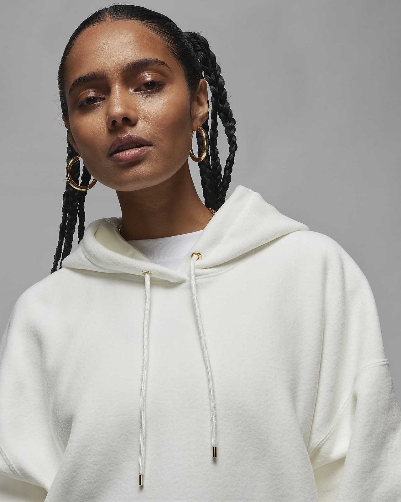 Felpa con cappuccio per l inverno Jordan Flight Fleece Donna