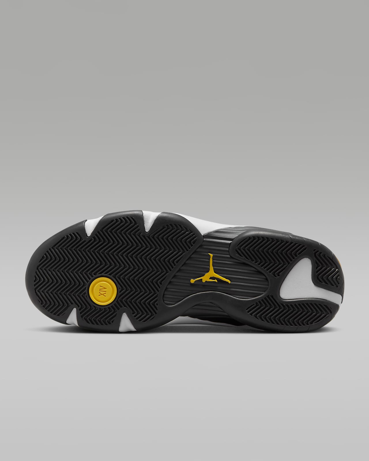 Jordan retro 14 shop negro con amarillo