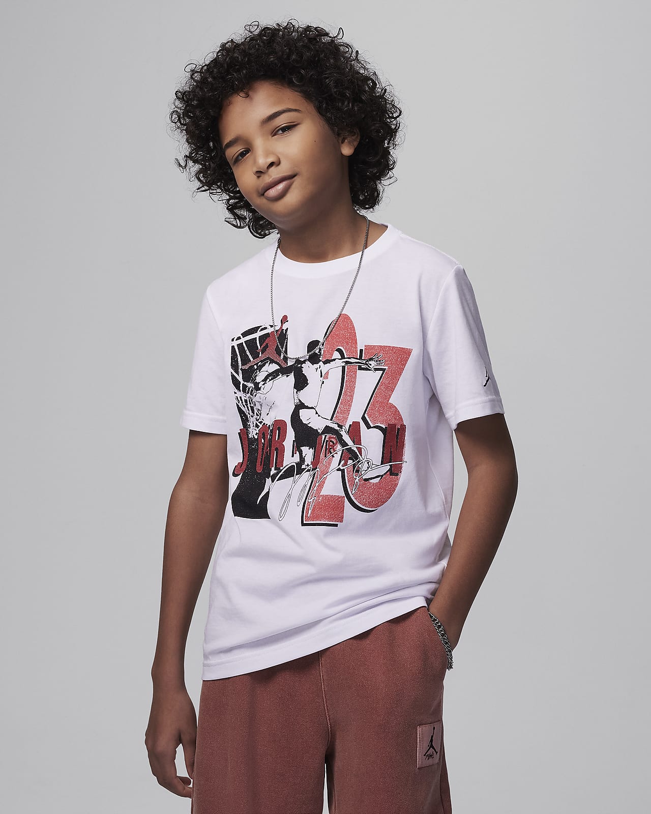 Playera con gr fico para ni os talla grande Jordan Retro Spec