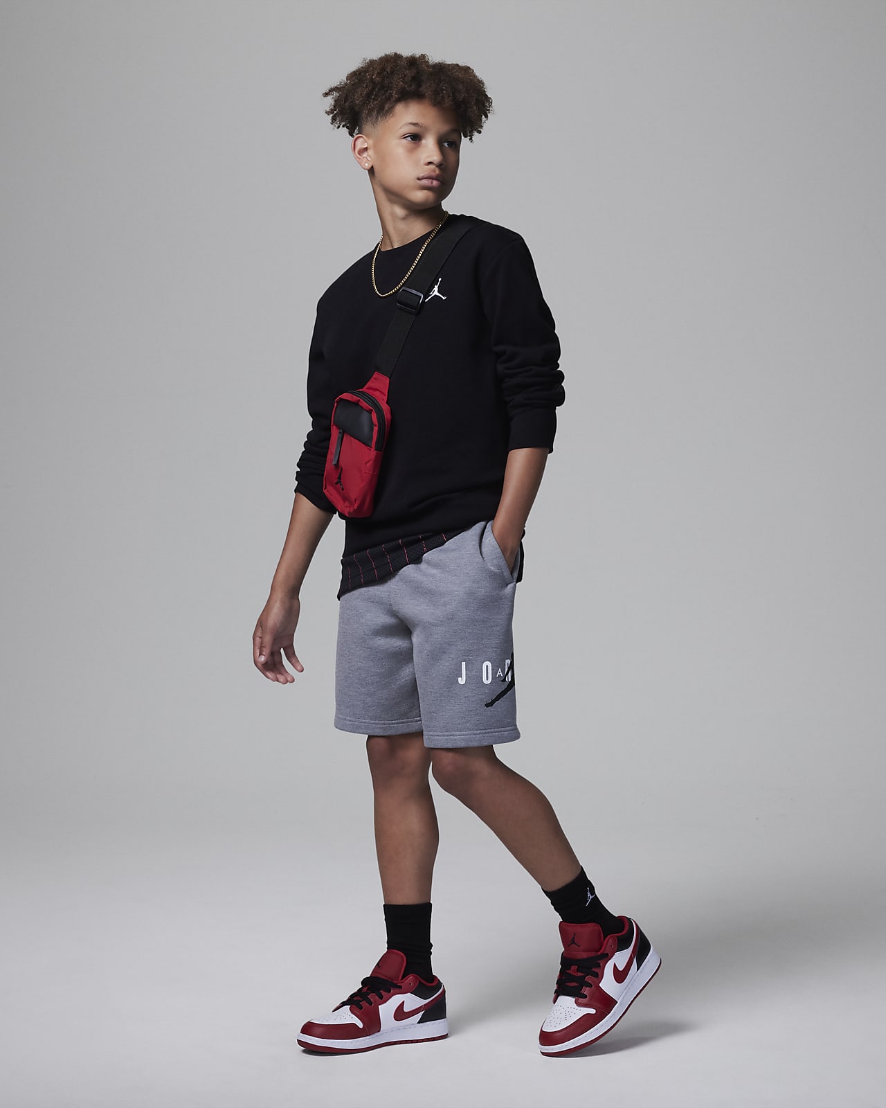 Shorts in fleece Jordan Ragazzi. Nike IT