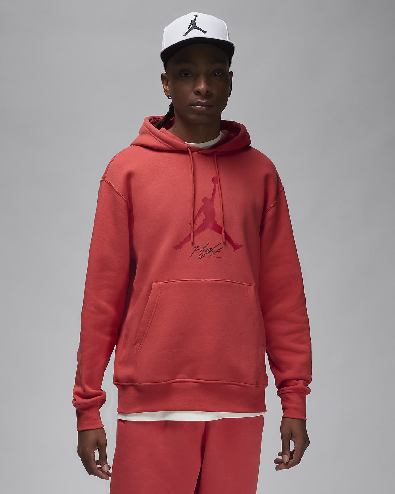 Nike Jordan Essentials Fleece Men's Hoodie, Fire Red/Sail, Small :  : Clothing, Shoes & Accessories