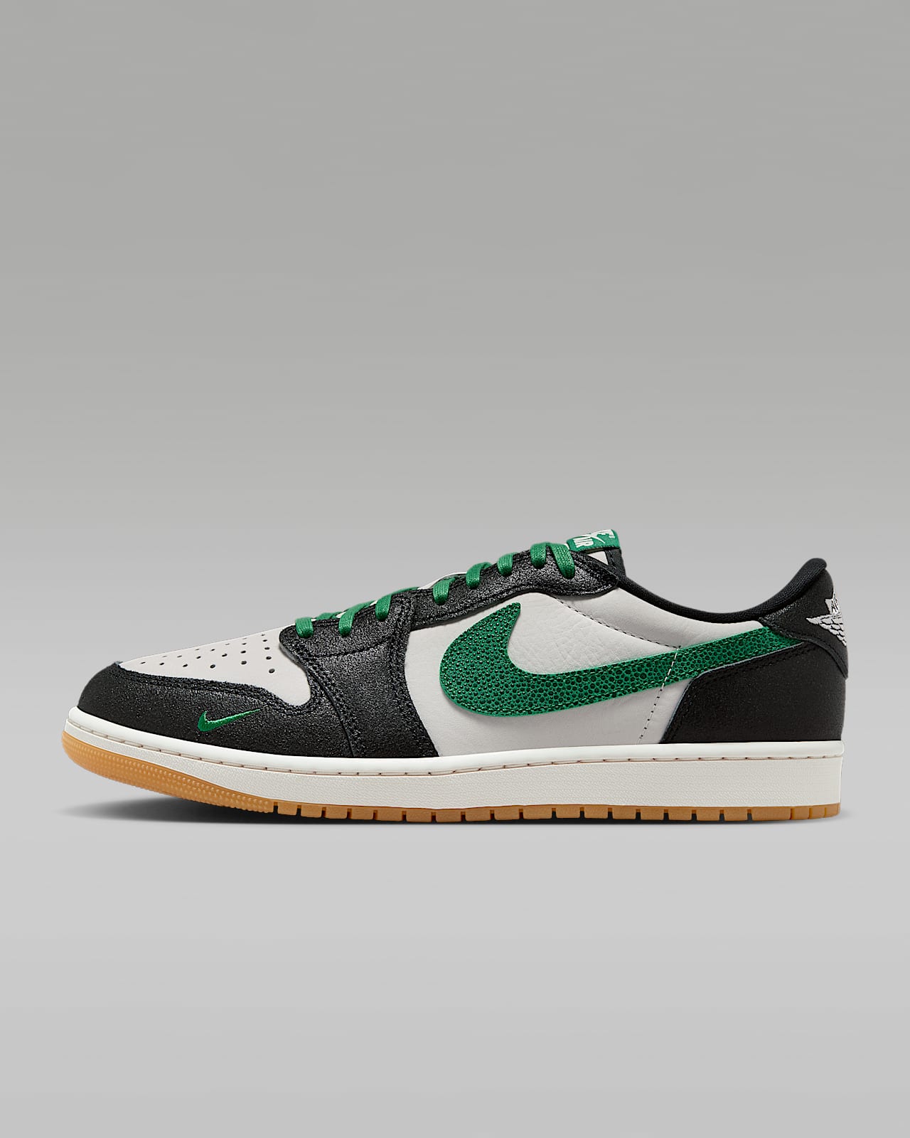 Air Jordan 1 Retro Low OG "Phantom and Pine Green" Men's Shoes