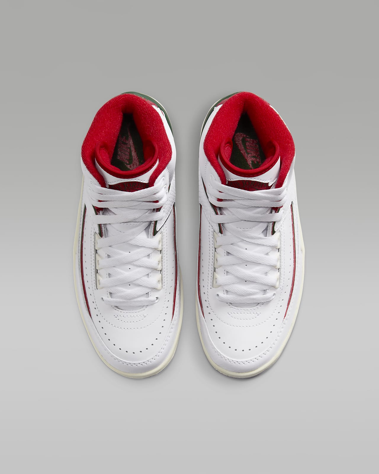 White and red sale jordan 2