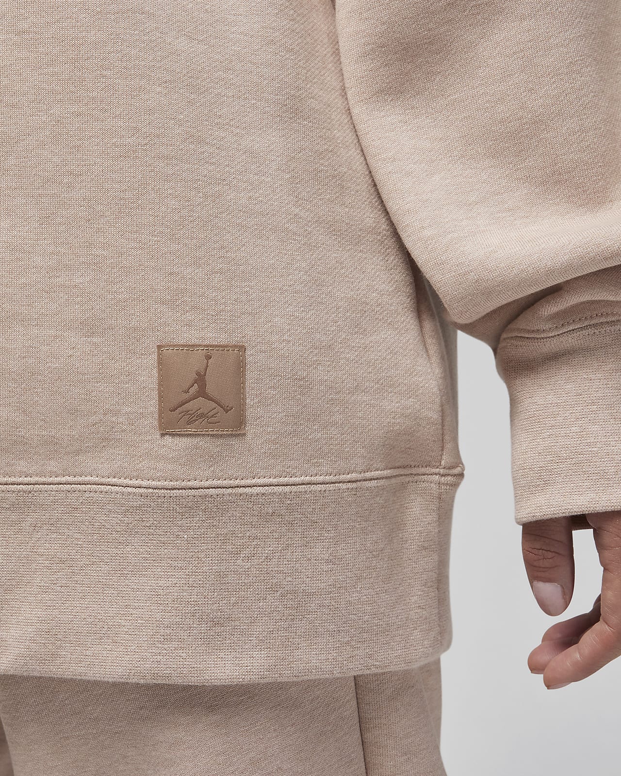 Jordan fleece sale crew sweatshirt