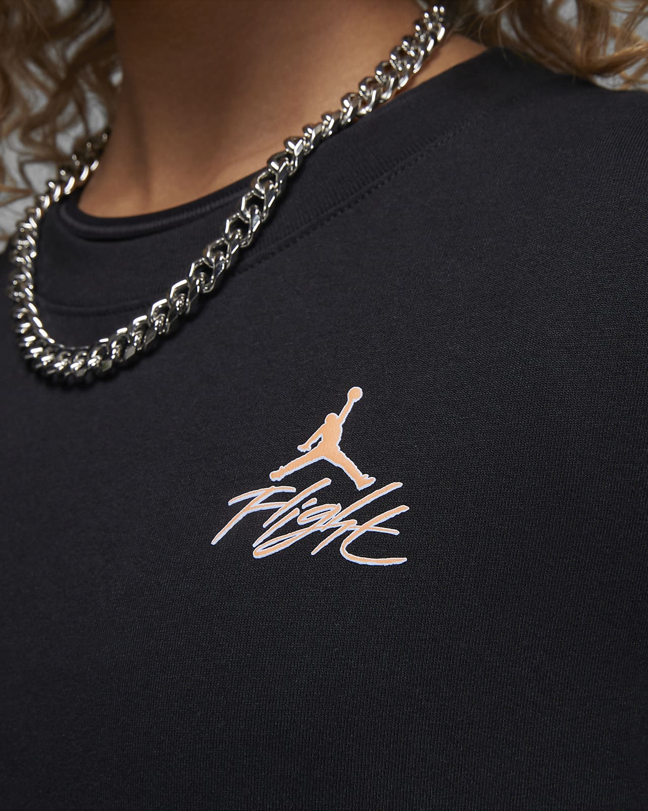 T shirt jordan donna 2024 argento