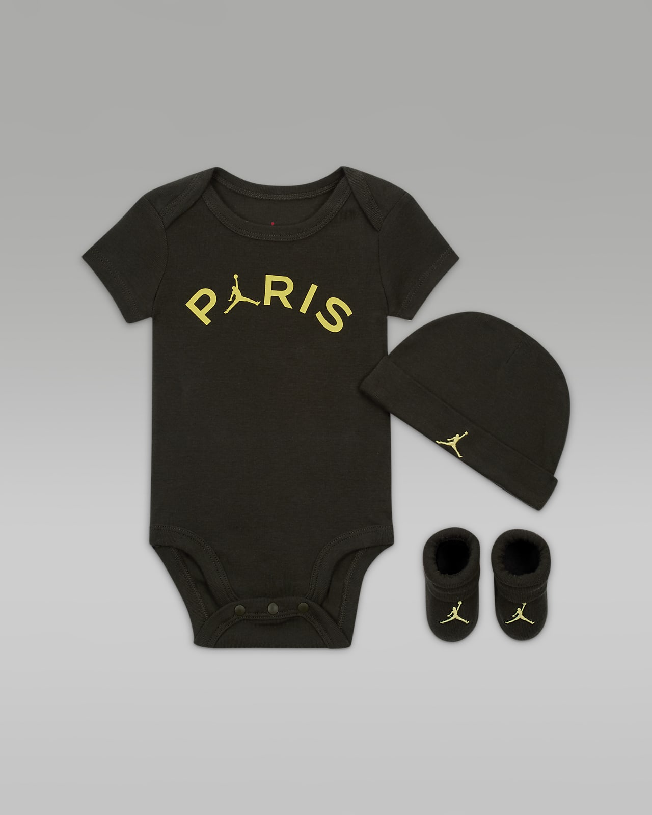 Jordan Paris Saint-Germain Baby (0–9M) 3-Piece Bodysuit Box Set