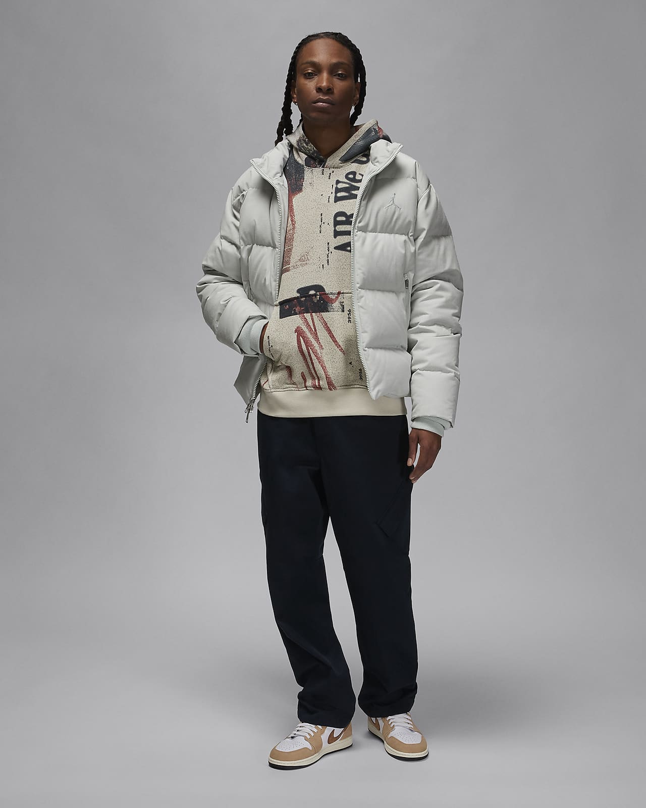 Jordan Heritage Knit Pullover Hoodie. Nike